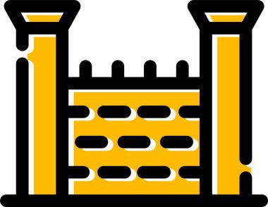 Kapı kapısı simgesi - taslak biçimi