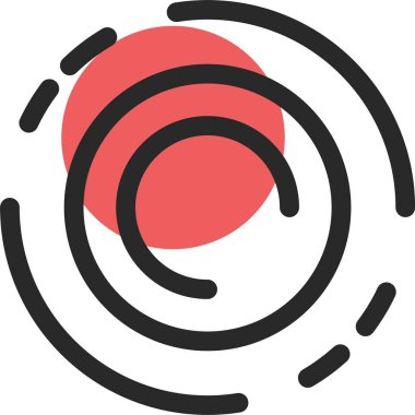 Hedef. Web simgesi basit illüstrasyon