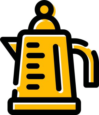 çay fincanı ana hatlı içecek ikonu