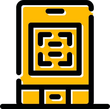 Akıllı telefon simgesi. vektör illüstrasyonu