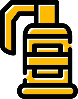 Petrol yakıt tankı simgesi ana hatlarda