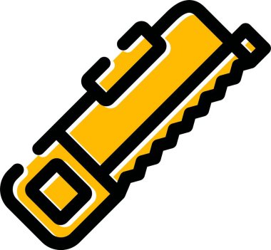 construction drill icon, outline style