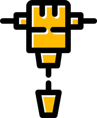 vektör illüstrasyonu, taç simgesi