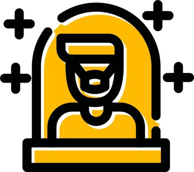 Köpek için çantası olan bir adam.