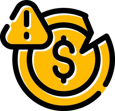 Dolar dolar dolar simgesi - taslak biçimi