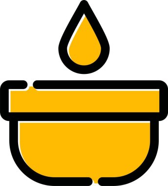 Mum. Web simgesi basit illüstrasyon