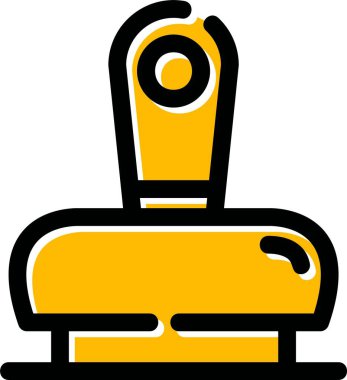 Dikiş ipliği dikiş makinesi simgesi ana hat biçiminde