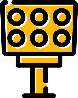 Tahta. Web simgesi basit illüstrasyon