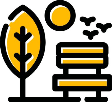 Yemek. Web simgesi basit illüstrasyon