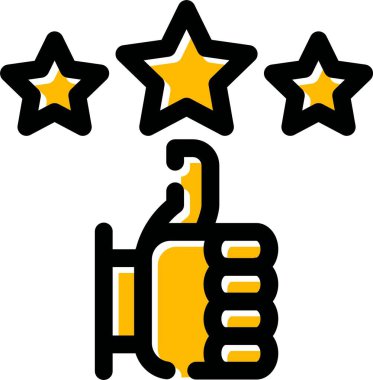 derecelendirme yıldızları geri besleme simgesi