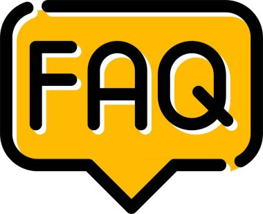 Siyah sarı kurdele rozeti ve damgalı faq metin