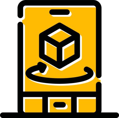 paket teslim lojistik simgesi - taslak biçimi