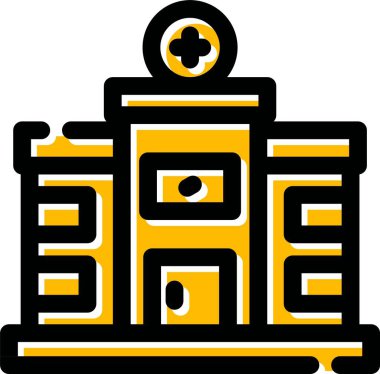 inşaat inşaat ikonu - ana hatları biçiminde