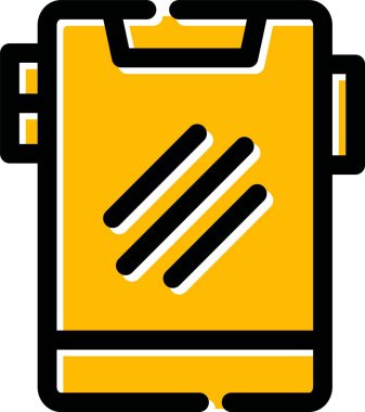 Dosya. Web simgesi basit illüstrasyon