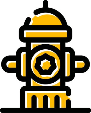 benzin istasyonu simgesi, vektör illüstrasyonu