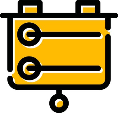 çanta çanta simgesi ana hat biçiminde