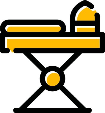 İnşaat vinç endüstrisi simgesi - ana hatları biçiminde