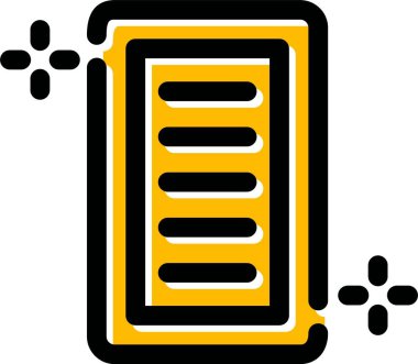 Belge. Web simgesi basit illüstrasyon