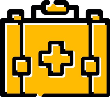 çanta yardımı tıbbi simgesi