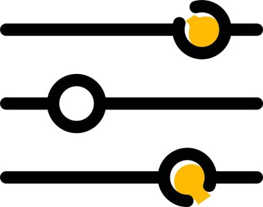 Çizgi film simgesinin vektör çizimi