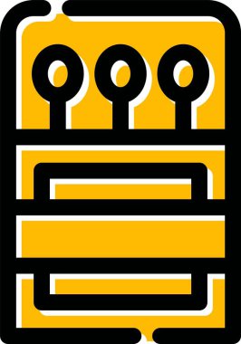 yazıcı simgesi, asgari vektör illüstrasyonu