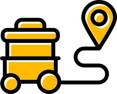 Harita işaretleyici simgesi. vektör illüstrasyonu