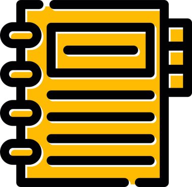 kitap simgesi vektör illüstrasyonu