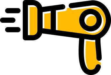 Doldurulmuş el matkabı simgesi - taslak biçimi