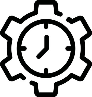 saat dişlisi zaman simgesi