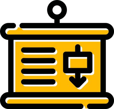 iş yönetimi simgesi, vektör illüstrasyonu