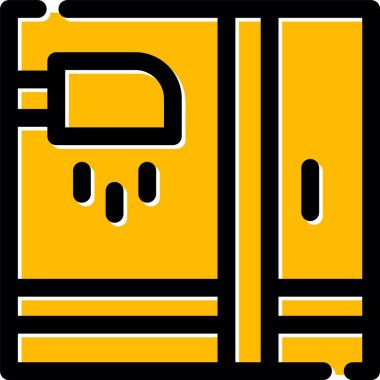 Bir kitap simgesinin vektör illüstrasyonu