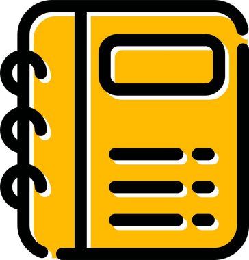 belge simgesi, vektör çizimi