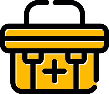 çanta dosya simgesi ana hat biçiminde