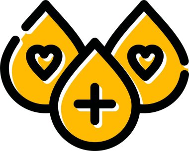 Beyaz arkaplanda izole edilmiş ikon ve vektör illüstrasyonunu bırak