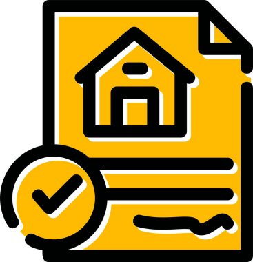 ev denetim listesi simgesi - taslak biçimi