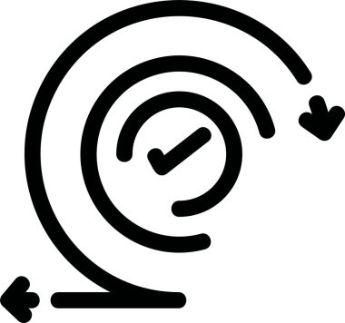 Hedef. Web simgesi basit tasarım