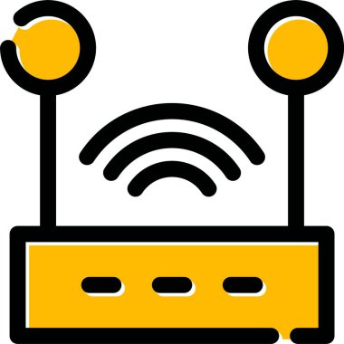 Yönlendirici. Web simgesi basit illüstrasyon