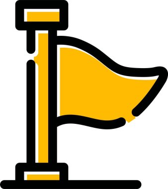 Trompet. Web simgesi basit illüstrasyon