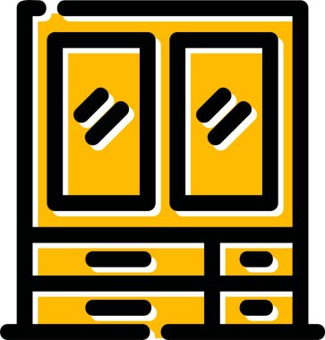 mobilya iç dekorasyon simgesi - taslak biçimi