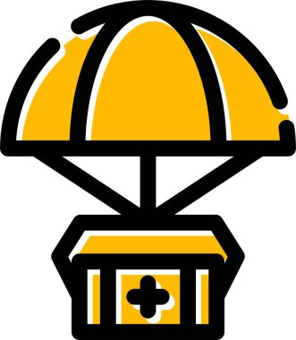 kurye ikonu, vektör illüstrasyonu