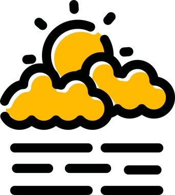 Bulut. Web simgesi basit illüstrasyon