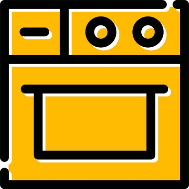 Bir gaz simgesinin vektör illüstrasyonu