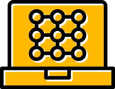 Modern eğitim ikonunun vektör illüstrasyonu