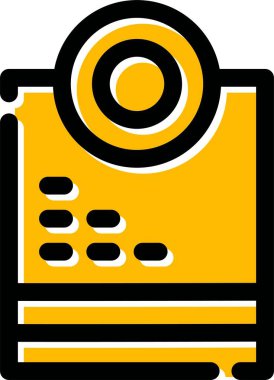 Takvim simgesi, vektör çizimi