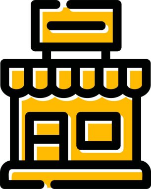 mağaza simgesi alışveriş, illüstrasyon vektör