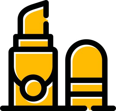 Güzellik kremi kozmetik simgesi