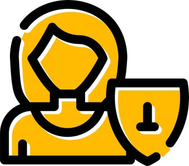 Dizüstü bilgisayarı ve dizüstü bilgisayarı olan kadın, vektör çizimi