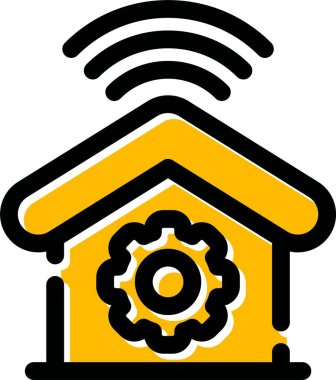 ev internet kablosuz ağ simgesi - özet biçimi