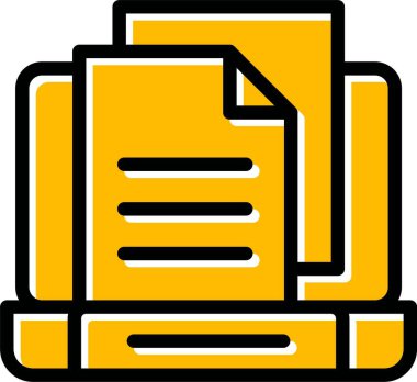 dosya dizini vektör illüstrasyonu