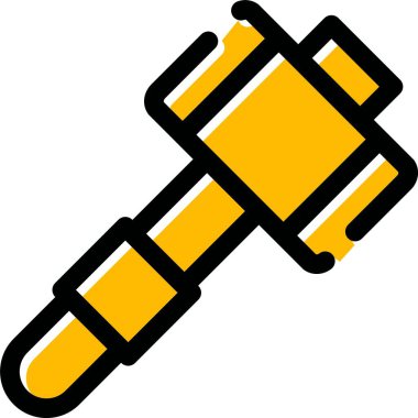 Yapı simgesi, vektör illüstrasyonu